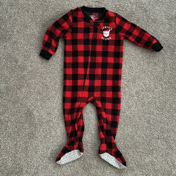 Infant Carters Fleece sleepers size 18 months. VGUC - Picture 2 of 11